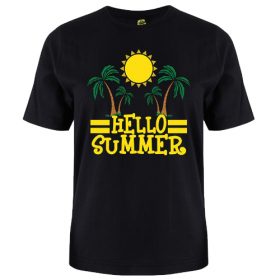 Hello Summer Palm Tree Tshirt