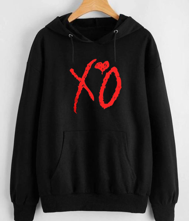 XO Red Logo Hoodie