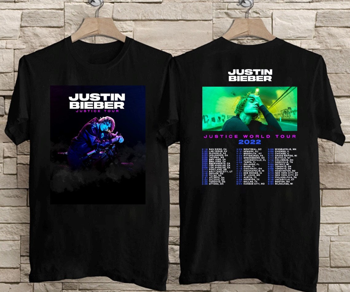 JB Justice World Tour 2022 T Shirt 