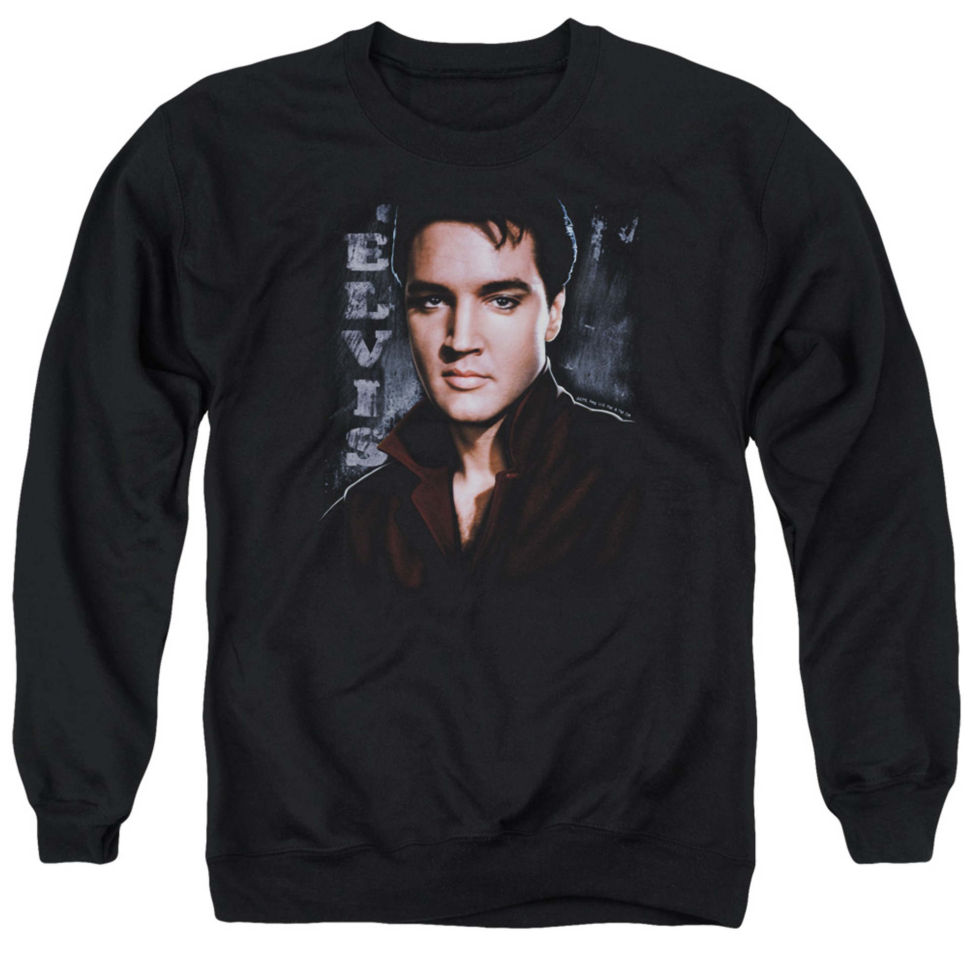 Elvis Presley Tough Adult Crewneck Sweatshirt