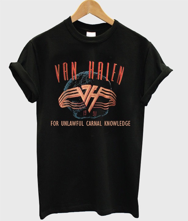 Van Halen For Unlawful Carnal Knowledge T Shirt 