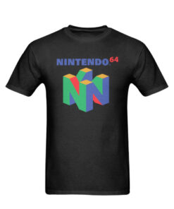 Nintendo 64 Classic Logo Retro Vintage T Shirt
