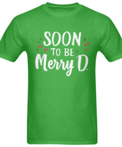 Soon To Be Merry'd Christmas Couple T Shirt