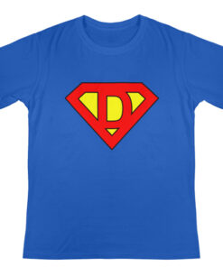 Superman Letter D T-Shirt