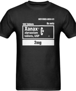 Xanax Alprazolam Tablets Rx Only T Shirt
